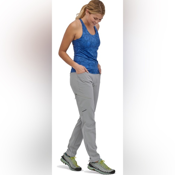 Patagonia Chambeau Rock Pants Women - Feather Grey Like New - Picture 1 of 10